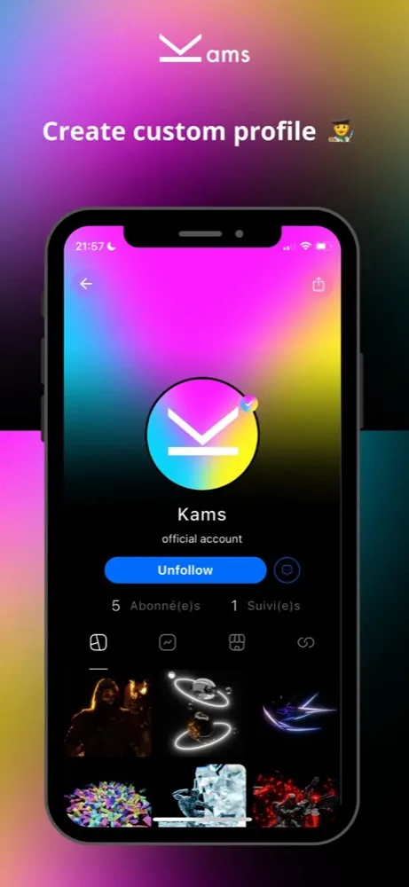 Kams screenshot