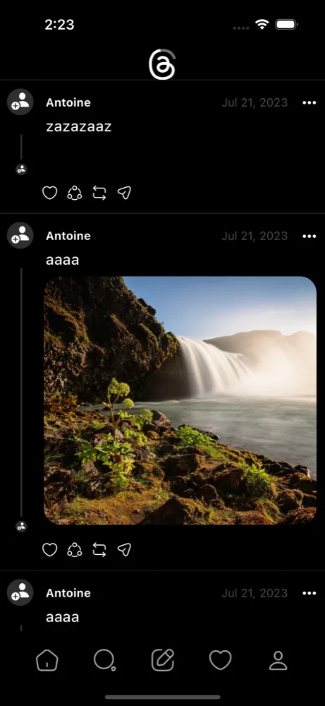 Fhreads screenshot