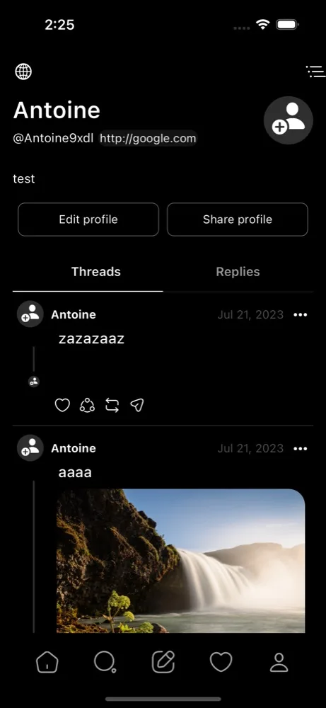 Fhreads screenshot