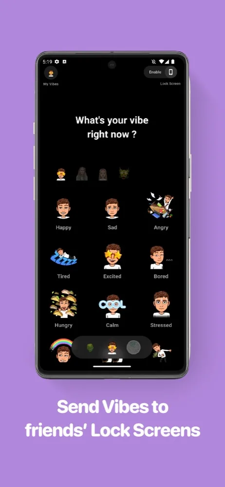 Vibes Widget screenshot