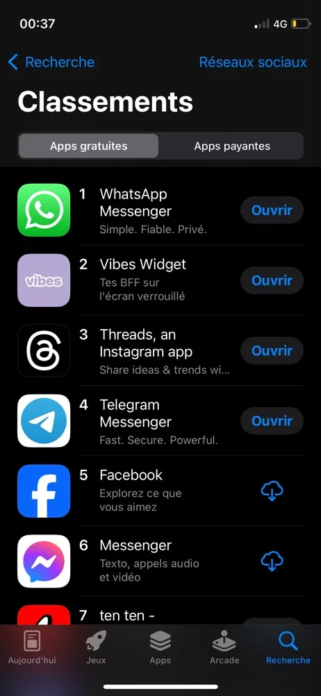 APP STORE #2 Social Networking in Japan and France