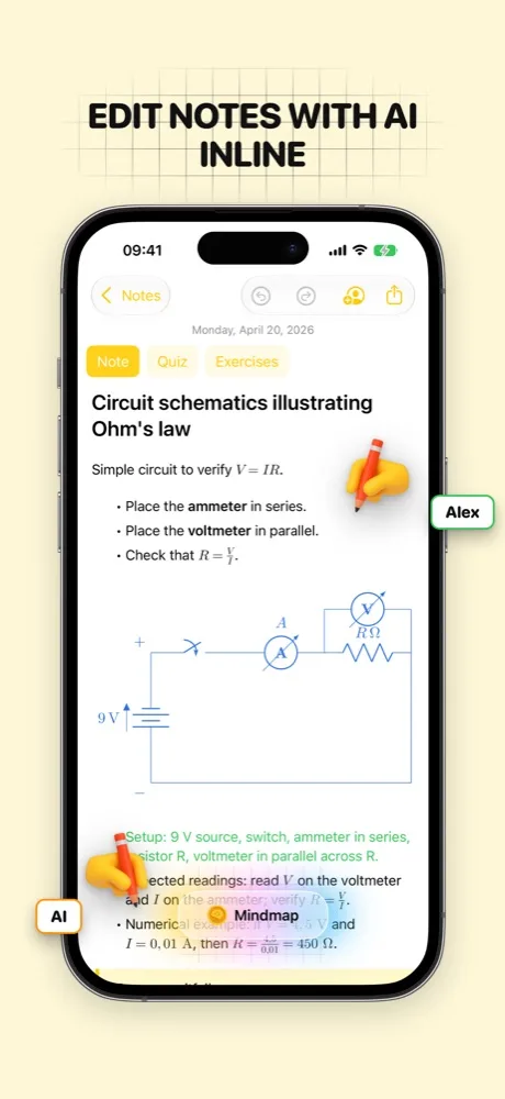 Wellnotes screenshot