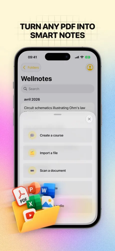Wellnotes screenshot