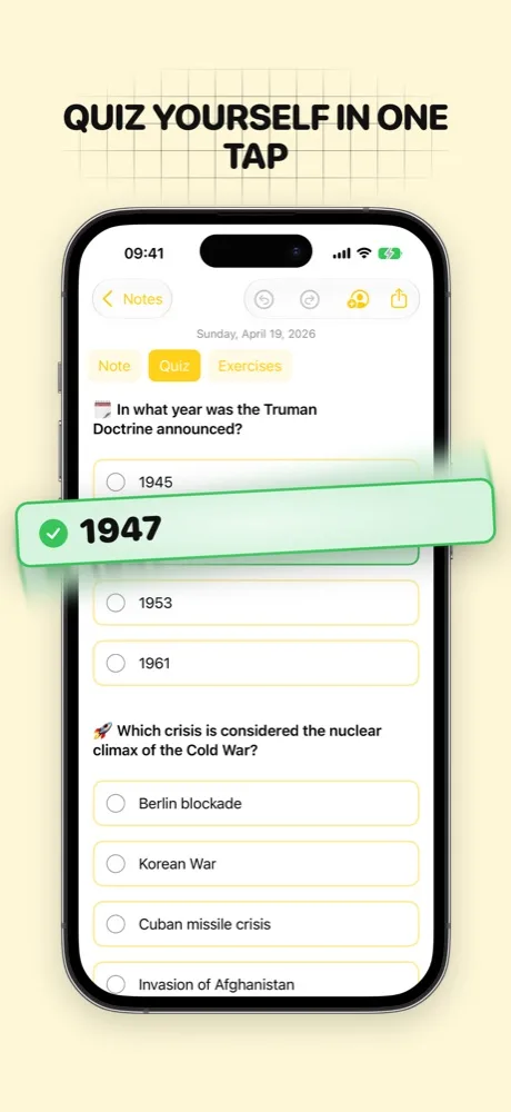 Wellnotes screenshot
