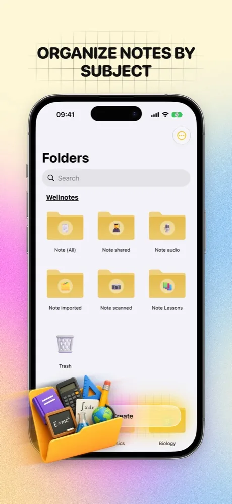 Wellnotes screenshot